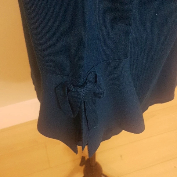 Alfani deep teal tied sleeve cardigan  sweater - Picture 5 of 8